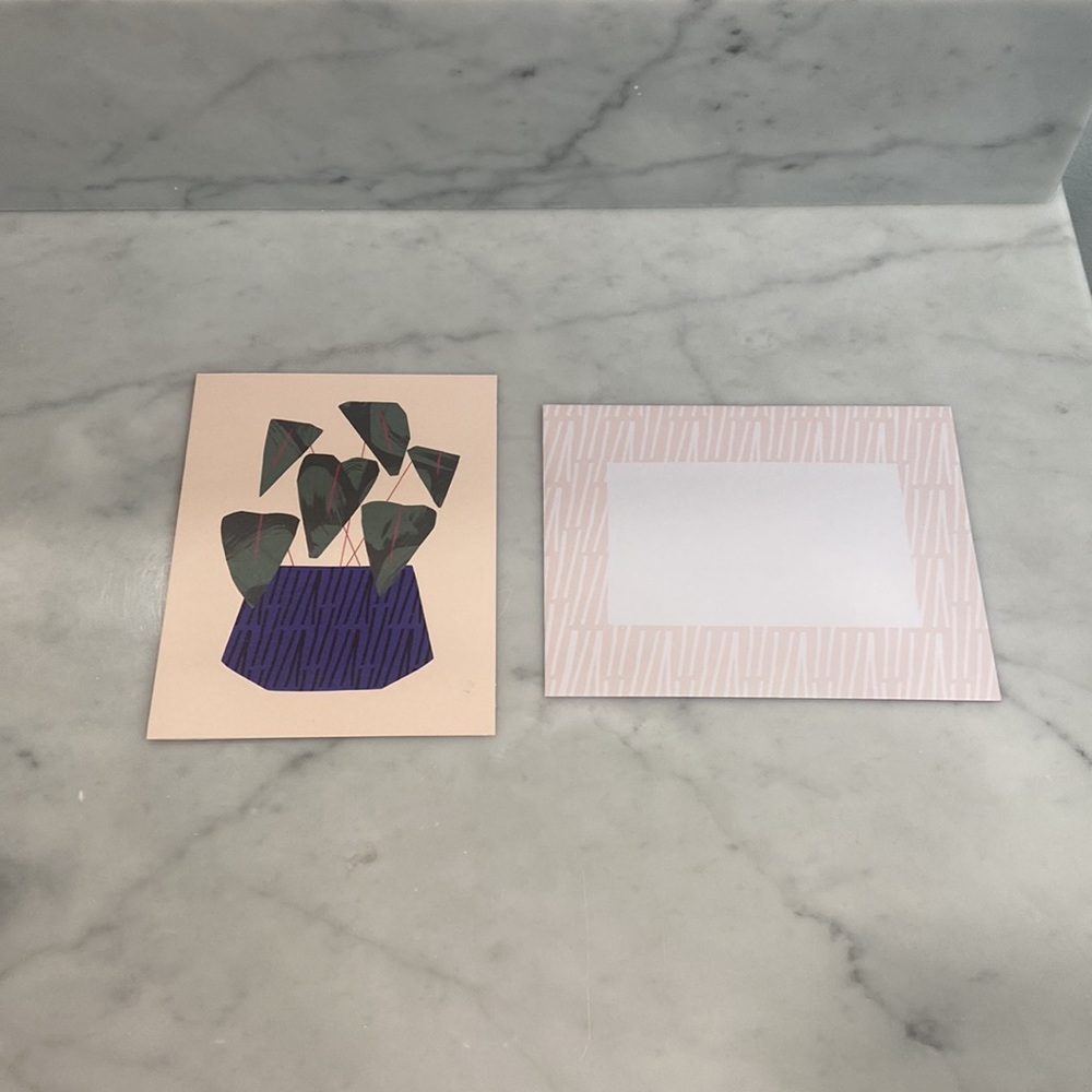 NWT Green Inspired - Blank Potted Plant Cards with Matching Envelopes - Picture 4 of 4